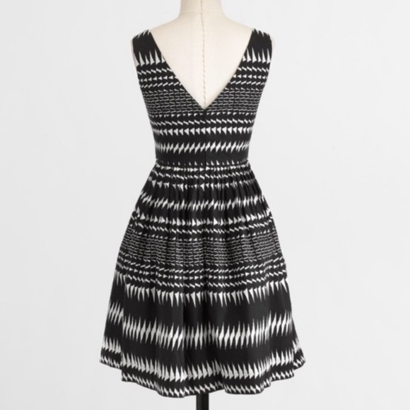 J. Crew Factory geometric print dress - Picture 3 of 7